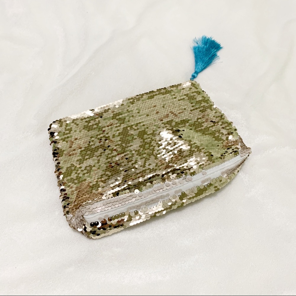 Tarte “Born to Sparkle” Sequin Makeup Bag